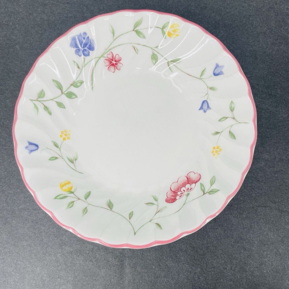 Johnson Brothers Summer Chintz Bowls Set of 4 Scalloped Ceramic England 5" VTG